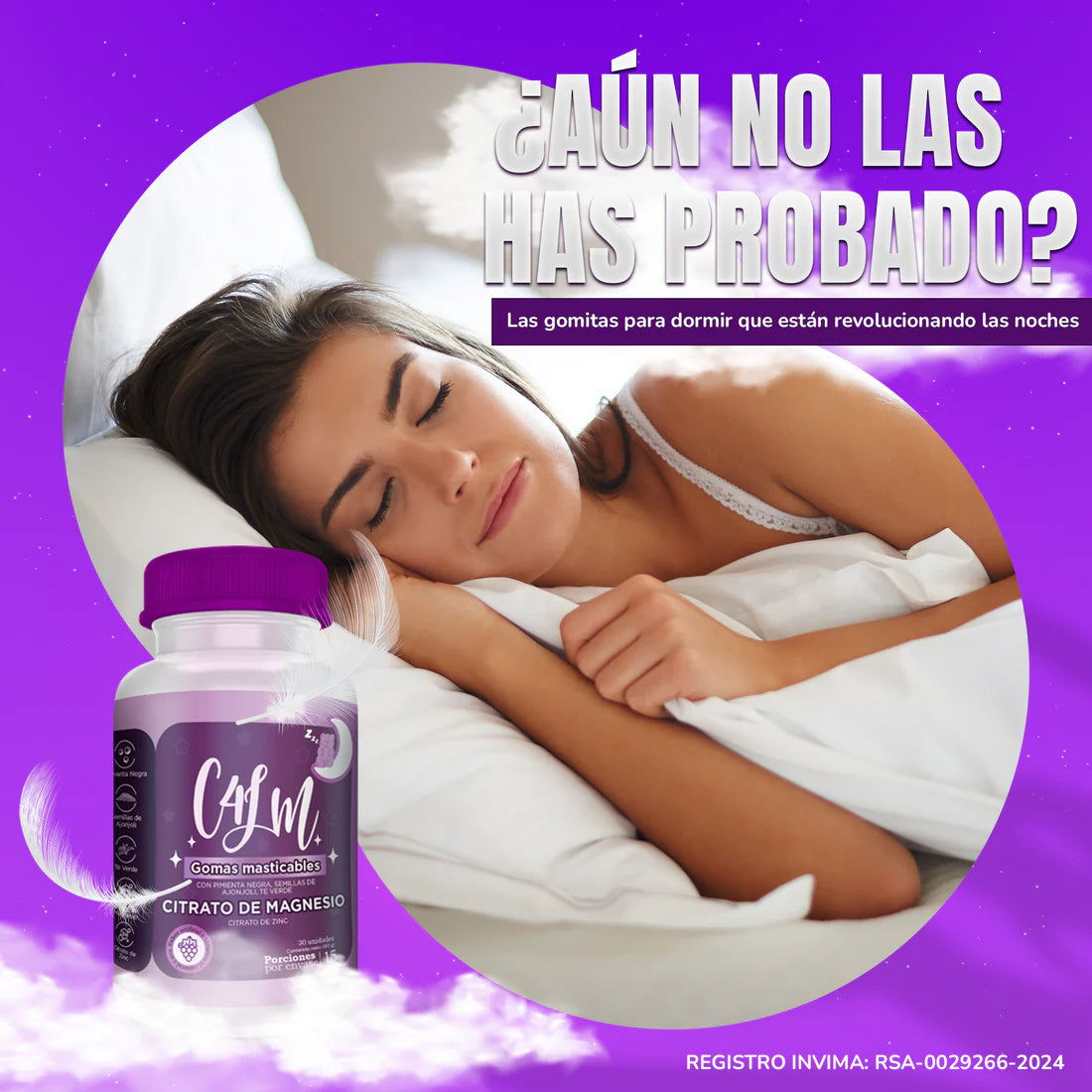 C4LM  GOMAS PARA DORMIR